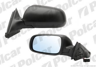 Купить 1323515M Polcar - Зеркало внешнее левая сторона управление электр. черная крышка обогреваемое стекло асферичное синее