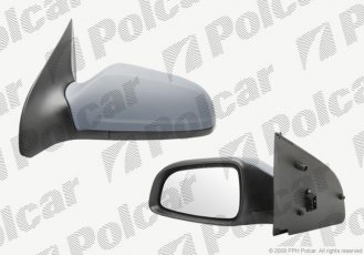 Купить 5509515M Polcar - Зеркало внешнее левая сторона управление электр. крышка под покраску обогреваемое стекло асферичное