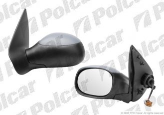 Купить 5723516M Polcar - Зеркало внешнее левая сторона управление электр. крышка под покраску обогреваемое стекло асферичное