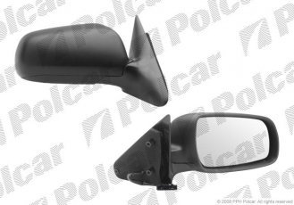 Купить 6920525M Polcar - Зеркало внешнее правая сторона управление электр. черная крышка обогреваемое стекло выпуклое стекло