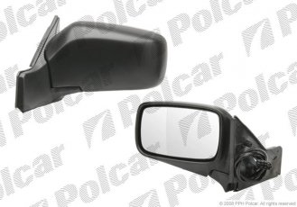 Купить 9032524M Polcar - Зеркало внешнее правая сторона управление электр. крышка черн./под покраску обогреваемое стекло выпу