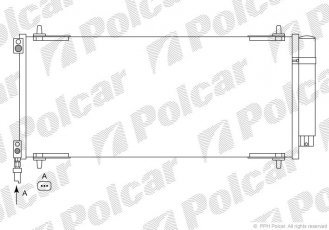 Купити 5748K82X Polcar - Радіатори кондиціонера 710x305x16 A/A пайка З КПП=M/A AC=  (+)  CITROEN PEUGEOT (Q)