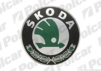 Знак на решітці оригінал SKODA FABIA II (5J) 03.07-04.10 (O) 6915059X Polcar фото 1