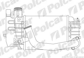Радиаторы воздуха (Интеркулеры) 8105J81X Polcar фото 1