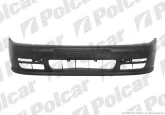 Купить 95240712 Polcar - Бампер передний со спойлером грунтованый широкий VOLKSWAGEN POLO (6N)  HB 10.94-08.99 (PJ)