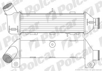 Купити 6713J82X Polcar - Радіатори повітря (Интеркулеры)