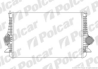 Купить 9551J81X Polcar - Радиаторы воздуха (Интеркулеры)