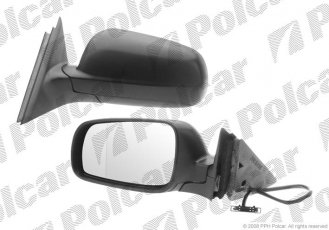 Купить 9548517M Polcar - Зеркало внешнее левая сторона управление электр. крышка под покраску обогреваемое стекло асферичное