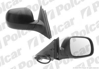 Купить 9548525M Polcar - Зеркало внешнее правая сторона управление электр. крышка под покраску обогреваемое стекло выпуклое с