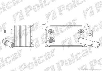 Купить 9071L81 Polcar - Радиаторы масла 137x68x62 A КПП=M/A AC=  (+/-)  VOLVO S80 04.06- 3192ccm B6324S (PJ)