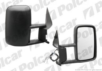 Купити 9571524M Polcar - Дзеркало зовнішнє права сторона управління електр. чорна кришка обігріваєме скло опукле скло