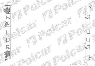 Радіатори охолодження 9538081 Polcar фото 1