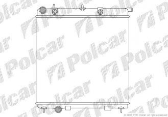 Купити 231508A1 Polcar - Радіатор охолодження (MT)  Citroen C2, C3 I, C3 II, C3 III, C3 PLURIEL, C4 CACTUS, DS3 Peugeot 1007, 2008, 207, 208 1.0-1.6D 02.02