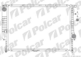 Купить 201508A5 Polcar - Радиатор охлаждения