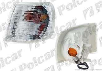 Купить 3215202E Polcar - Указатель поворота передний правая сторона TYC белый ECE FORD SIERRA (GBC/GBG/GB4/BNG)  H-BACK/седан/