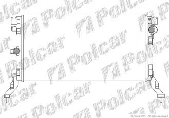 Купить 6039082 Polcar - Радиаторы охлаждения 686x363x32 A/P пайка КПП=M AC=  (+/-)  RENAULT LAGUNA 09.07- 1998ccm F4R800 (PJ)