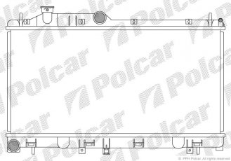 Радіатори охолодження 720808-4 Polcar фото 1