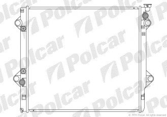 Купити 8191082 Polcar - Радіатори охолодження 650x590x27 A/P пайка КПП=A AC=  (+/-)  TOYOTA LAND CRUISER 120 02- 3955ccm 1GR-FE