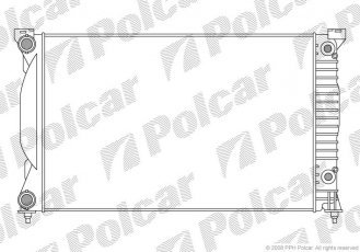 Купить 1334082 Polcar - Радиаторы охлаждения 630x408x27 A/P пайка КПП=A AC=  (+/-)  AUDI A4 (B7)  SDN/AVANT 11.04-/CABRIO 11.05