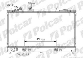 Купить 4519084K Polcar - Радиаторы охлаждения 730x375x16 A/P пайка КПП=A AC=  (+/-)  MAZDA 6 02- 2261ccm L3 (PJ)