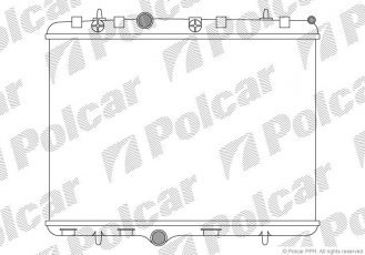 Купити 574808A1 Polcar - Радіатор охолодження PEUGEOT 407 1,8 16V 2,0 HDI 04-
