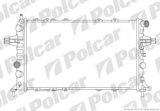 Купити 550808B4 Polcar - Радіатор охолодження