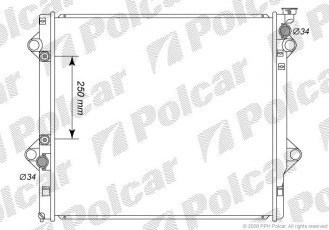 Купити 8191082K Polcar - Радіатори охолодження