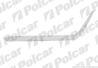 Купити 5014075 Polcar - Молдинг бампера ліва сторона хром MERCEDES W124/E-KLASSE (SDN/купе/CABRIO/комбі)  12.84-06.96 (PJ)