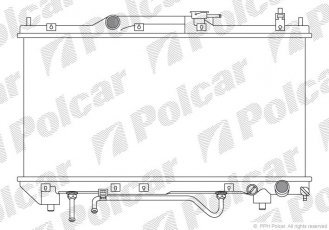 Купити 8123084 Polcar - Радіатор АКПП FORD COUGAR 98-99 MONDEO 2.5I 24V 95-97 4G32