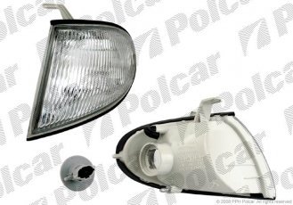Купить 4006190E Polcar - Указатель поворота передний левая сторона TYC белый ECE HYUNDAI ACCENT (X-3)  SDN//HB 98-00 (PJ)