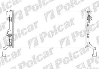 Купить 603908-1 Polcar - Радиатор охлаждения