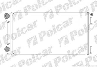 Купити 302208A4 Polcar - Радіатори охолодження 580x308x34 A/P мех. КПП=M AC=  (-)  FIAT PUNTO 99- 1910ccm 188A3.000 (ZJ)