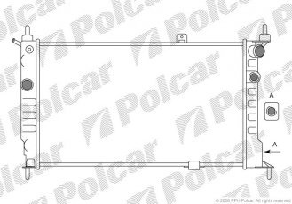 Купити 550708A5 Polcar - Радіатори охолодження
