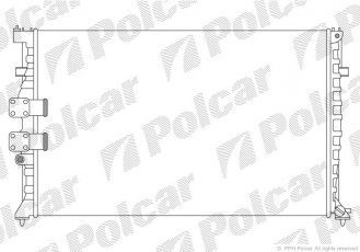 Купити 574608A0 Polcar - Радіатори охолодження 640x415x34 A/P мех. КПП=M AC=  (+/-)  PEUGEOT 406 99- 1997ccm EW10J4 (ZJ)