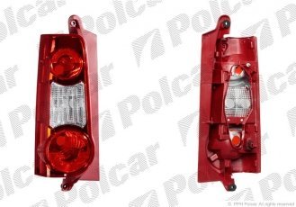 Купити 235287E Polcar - Ліхтар задній ліва сторона без патрона лампи ECE CITRO N PEUGEOT (PJ)