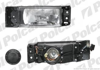 Купить 3055091E Polcar - Фара основная левая сторона 24V тип лампы=H4 электрический без мотора ECE IVECO EUROCARGO 01.91-12.0