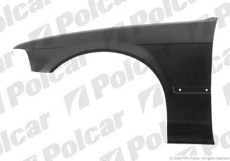 Крило переднє ліва сторона б/отвору для указ.повороту BMW 3 (E36) 12.90-03.00 2007012 Polcar фото 1