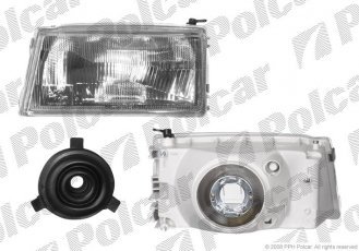 Фара основная левая сторона DJ AUTO тип лампы=H4 ручной ECE FIAT UNO (146 A/E) 3016095E Polcar фото 1