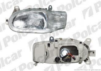 Купить 3207093E Polcar - Фара основная левая сторона DJ AUTO тип лампы=H4 ручной/электрический без крышки ECE FORD ESCORT (GA
