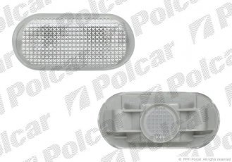 Купити 2707195E Polcar - Покажчик повороту боковий обидві боку TYC скло в точки білий без патрона (-ов)  лампи ECE NISSAN QA