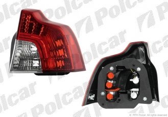 Купить 9043873U Polcar - Фонарь задний левая сторона AL тип лампы=LED ECE VOLVO S40/ V50 (MS/MW)  04.07-  (Q)