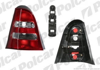 Купить 5005873E Polcar - Фонарь задний левая сторона без патрона лампы ECE MERCEDES A-KLASSE (W168)  09.97-08.04 (PJ)