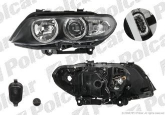 Купить 2052091H Polcar - Фара основная левая сторона HELLA bi-xenon тип лампы=D2S+H1 автоматический ECE BMW X5 (E53)  05.03-10
