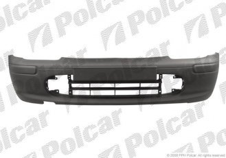 Купить 270607 Polcar - Бампер передний черный цельный с накладками NISSAN MICRA (K11)  02.98-02.03 (ZJ)