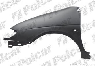 Купити 6007011 Polcar - крило переднє ліва сторона під фарбування пластик RENAULT MEGANE (BA/DA/LA/EA/KA)  HB (5D)  /CLASSIC SD