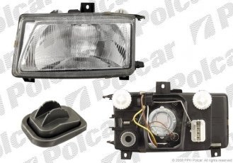 Купить 6713090E Polcar - Фара основная левая сторона DJ AUTO тип лампы=H4 ручной/электрический с корректором ручным ECE SEAT