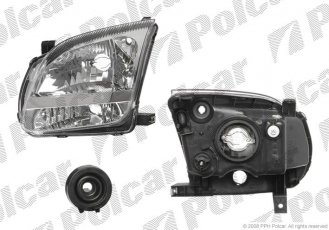 Купити 7420091E Polcar - Фара основна ліва сторона TYC тип лампи=H4 електричний без мотора ECE SUZUKI IGNIS (FH)  09.03-  (
