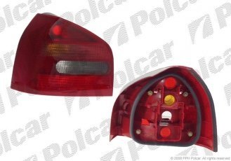 Купити 132387E Polcar - Ліхтар задній ліва сторона ECE AUDI A3 (8L)  01.96-12.99 (PJ)  132387-E