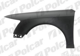 Купити 133901 Polcar - Крило переднє ліва сторона сталь б/отвору для указ.повороту AUDI A6 (C6)  10.08-  (PJ)