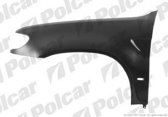 Крило переднє права сторона BMW X5 (E53) 01.99-05.03 (PJ) 205002 Polcar фото 1